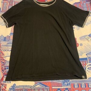 American Eagle Outfitters Black and White Short Sleeve Tee